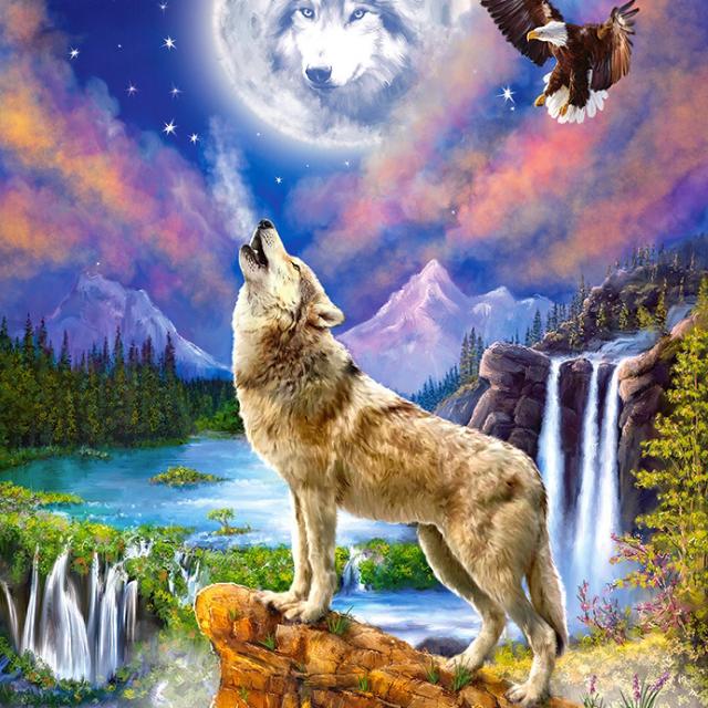 Логотип группы Одинокая волчица