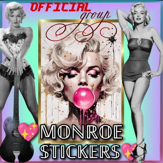 Логотип группы Monroe Stickers