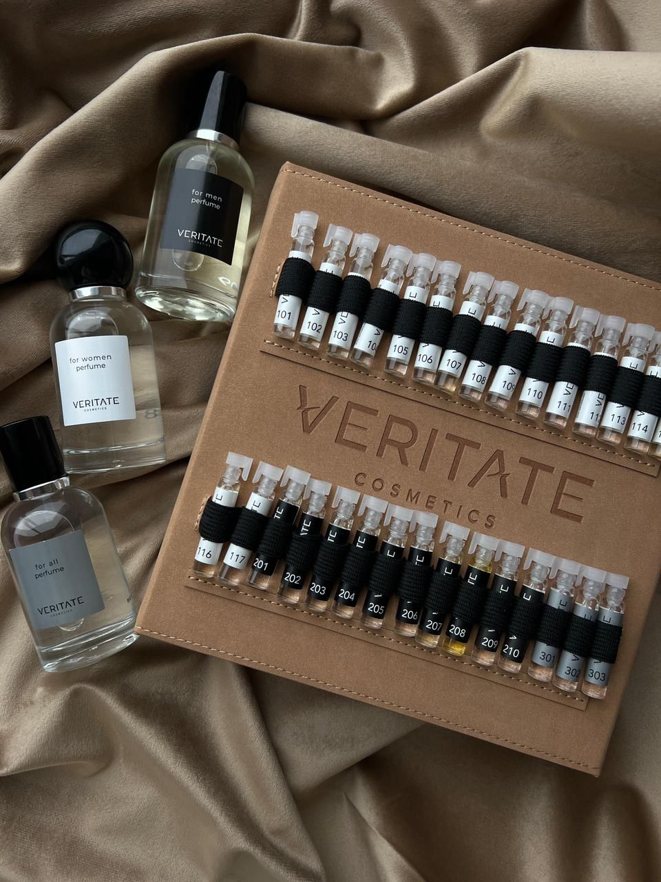 Логотип группы Работа|Духи VERITATE cosmetics